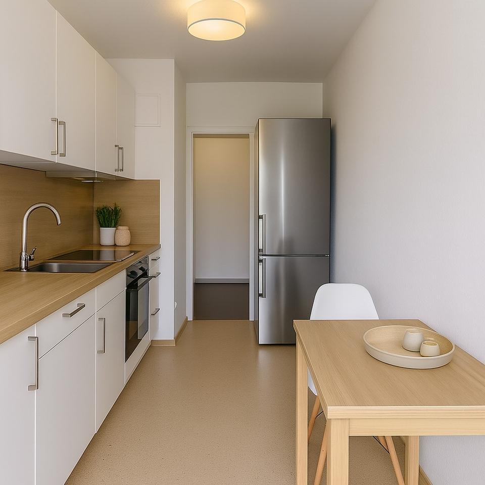 2-RMW 54m² in ruhige Lage - Einzugsmonat kostenlos, EBK, Badewanne – Bild 4