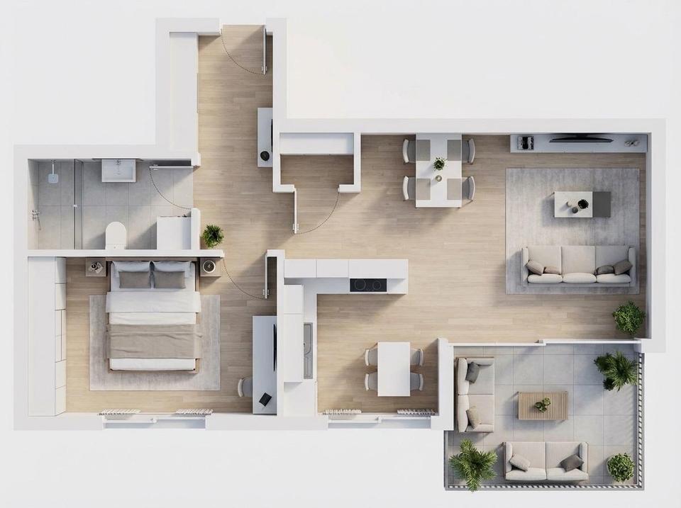 1. Neubauwohnungen Albstadt-Ebingen 2-Zimmer – Bild 9