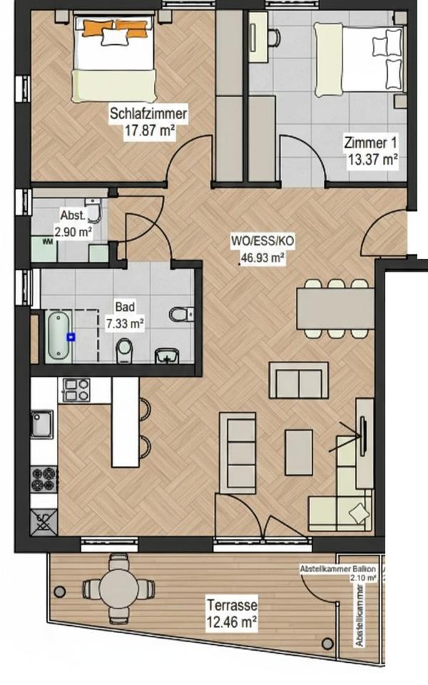 Idyllisches Wohnglück zum Erstbezug: Stilvolle 3-Zimmer-Wohnung wartet! – Bild 14