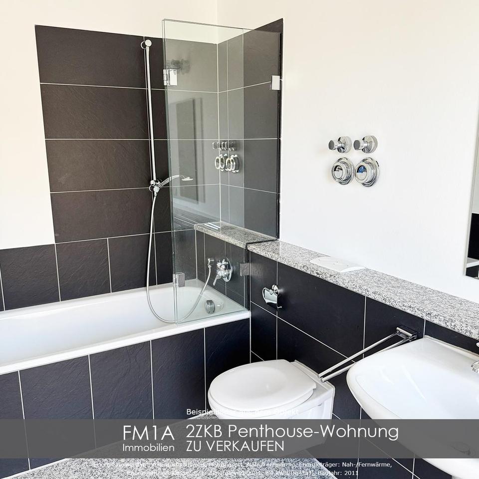 Sonnige 2ZKB Penthouse-Wohnung mit laufenden Mieteinnahmen – Bild 5