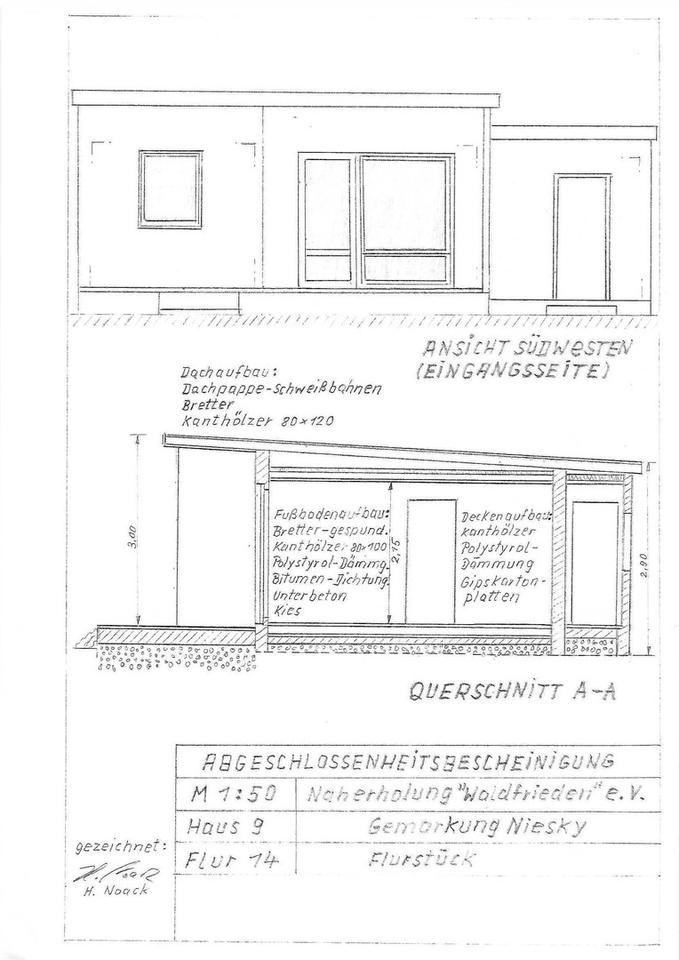 Bungalow / Wochenendhaus nahe Niesky/See – Sachsen – Bild 15