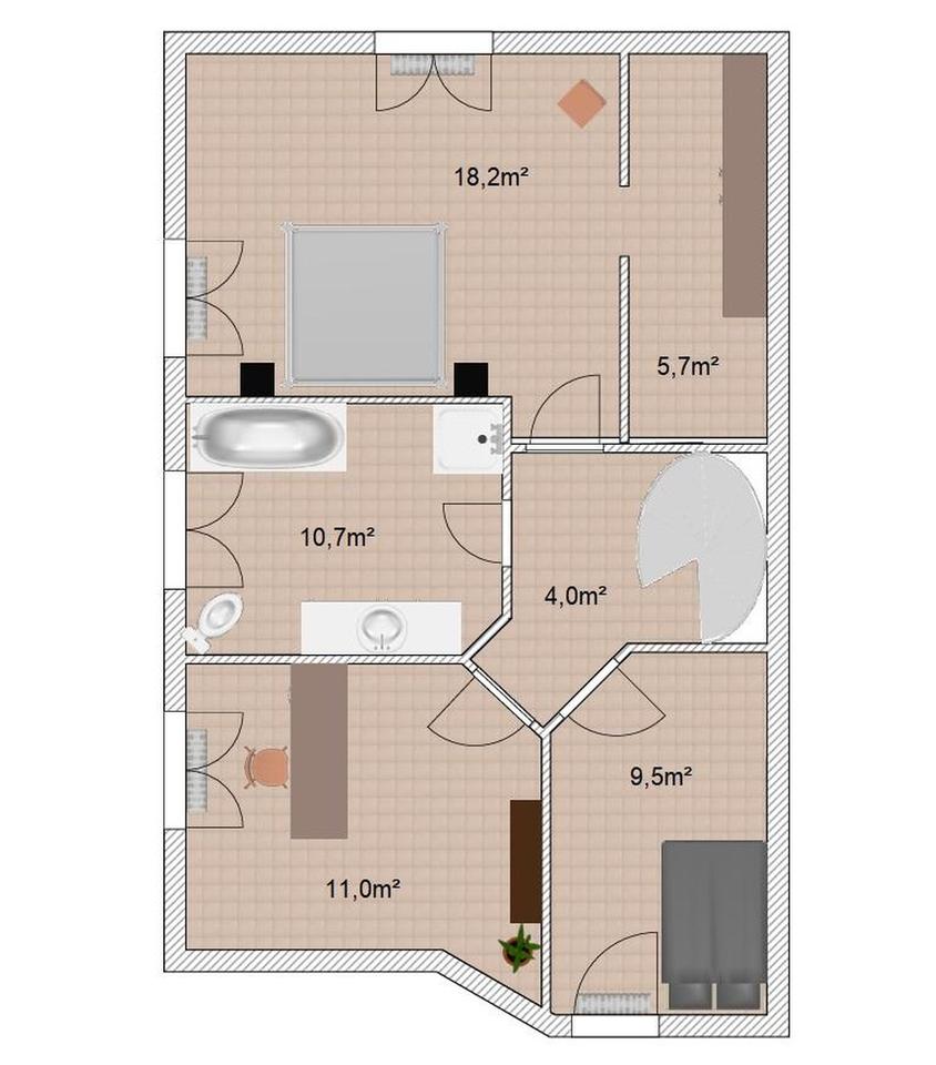 Doppelhaushälfte in toskanischem Flair mit Einliegerwohnung - direkt von Eigentümer – Bild 34