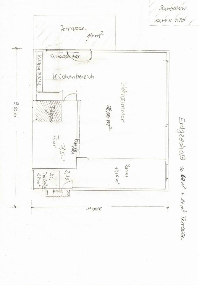 Top ausgestattetes Einfamilienhaus m. großem Garten & Bungalow in ruhiger Lage im Seebad Ueckermünde – Bild 36