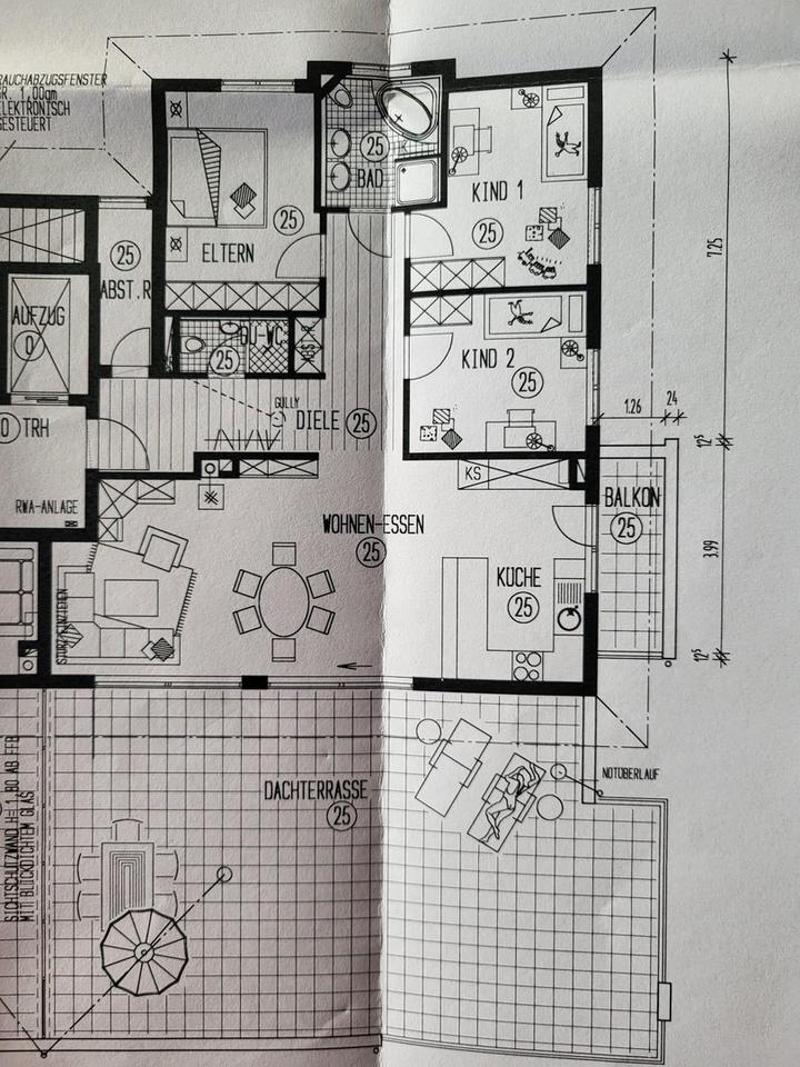 PENTHOUSE: Neuwertige 4,5-Zimmer-Wohnung mit gehobener Ausstattung und großer Dachterrasse – Bild 5