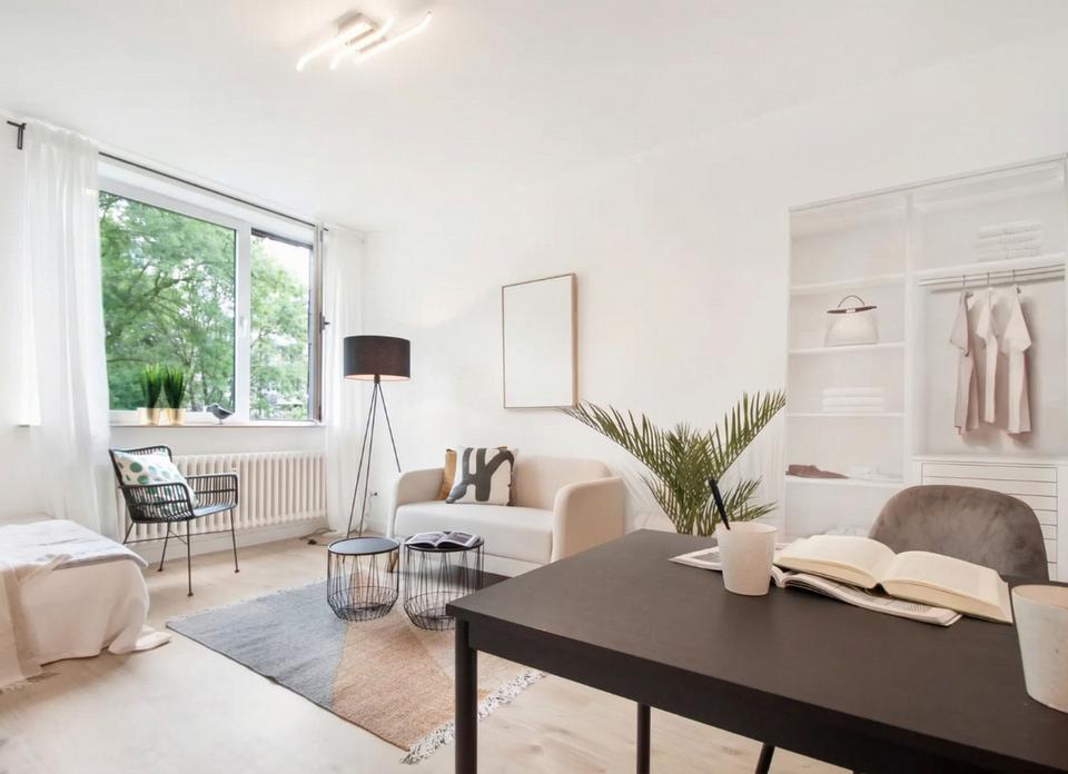 Kapitalanlage in Düsseldorf Randlage: 21,87m²-1-Zi-Whg., 5,26% AfA, Entwicklungs-Potenzial – Bild 7