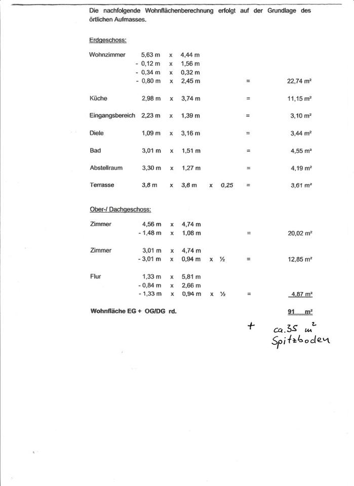 Doppelhaushälfte mit Doppelgarage und 2 Carports in zentraler Lage von Steinheim – Bild 36