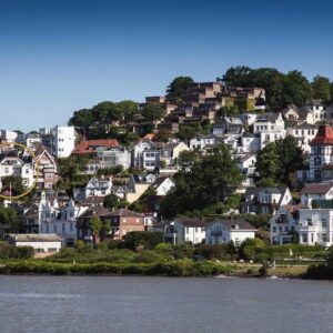 Gartenetage Loft-Charakter - 58qm, 2 Zi - Blankeneser Treppenviertel Elbblick