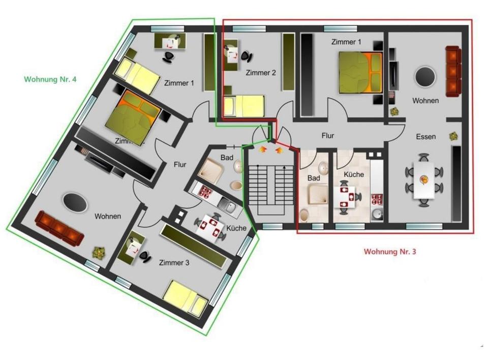 Kernsanierte 4-Zimmer-Wohnung mit großem Garten – ideal für Familien – Bild 11