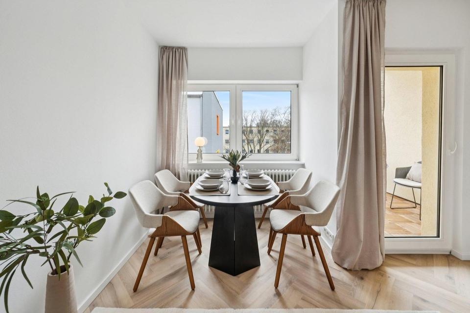 *SOFORT EINZIEHEN* - Stilvoll modernisierte 3-Zimmer-Wohnung mit Balkon am Heidbergsee – Bild 3