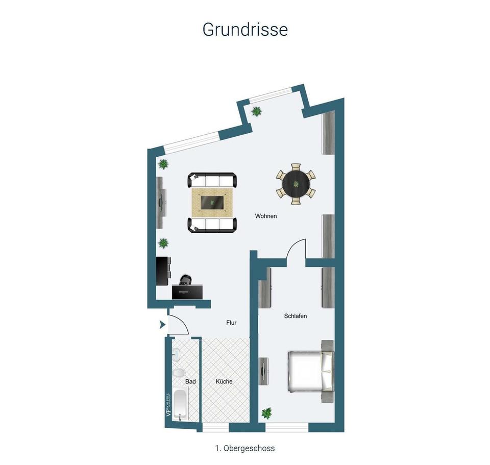 Kernsaniertes 2-Zimmer-Loftjuwel in Düsseldorf-Grafenberg – sofort vermietbar, 4 m Deckenhöhe – Bild 17