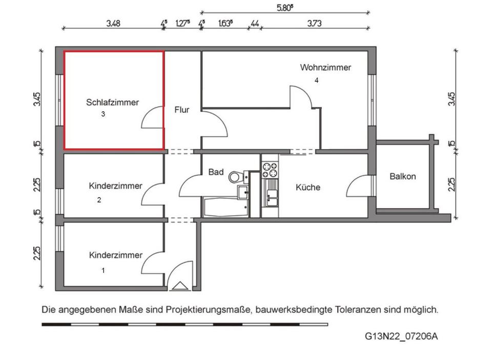 Möbliertes WG-Zimmer in Rostock – 4er-WG mit Balkon & Internet inkl. – Bild 4