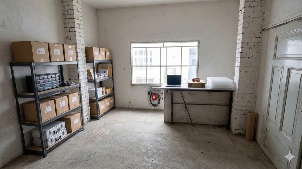 Atelier oder Lager direkt am Gartenfeldplatz mit großer Terrasse