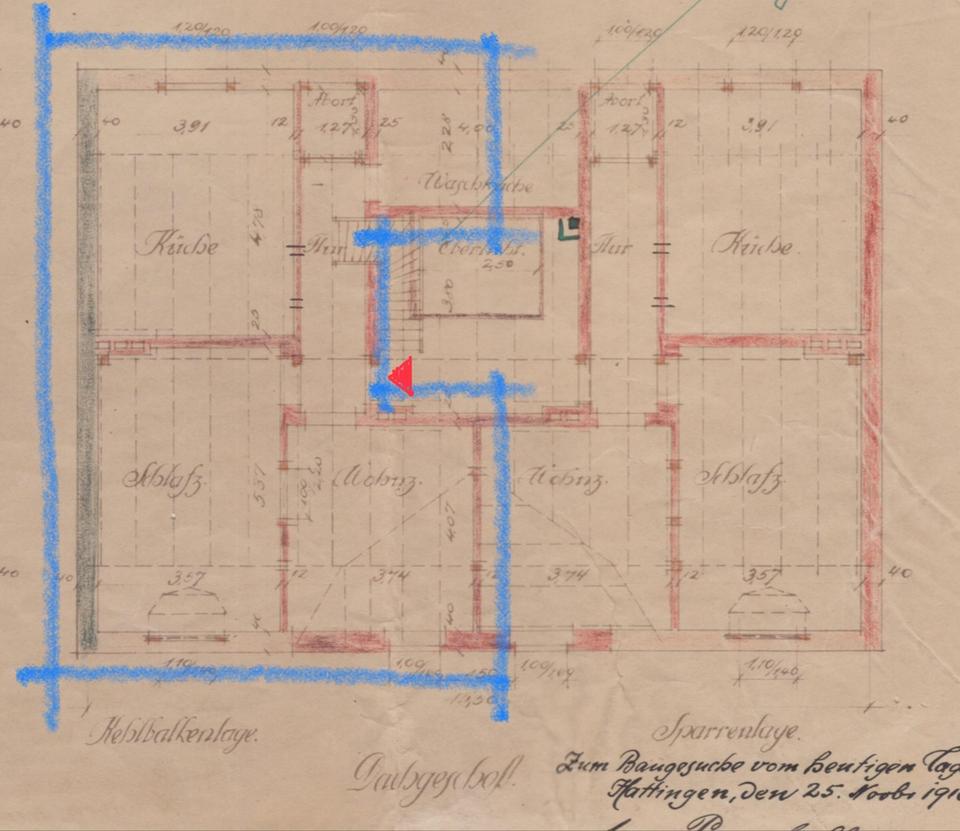 2,5-Zi-Whg mit Küche im DG in Hattingen-City – Bild 19