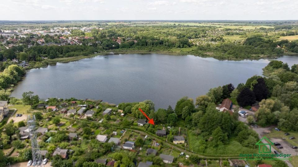 Kleingarten mit eigenem Steg am Ostorfer See - für den Käufer provisionsfrei – Bild 4