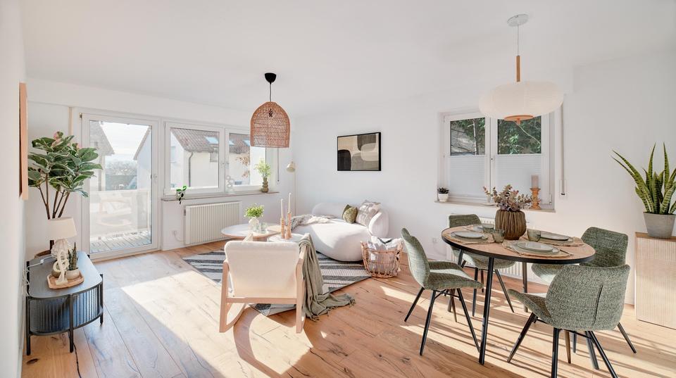 Steuerlich optimierbares Investment: 3-Zimmer-Wohnung in Korb