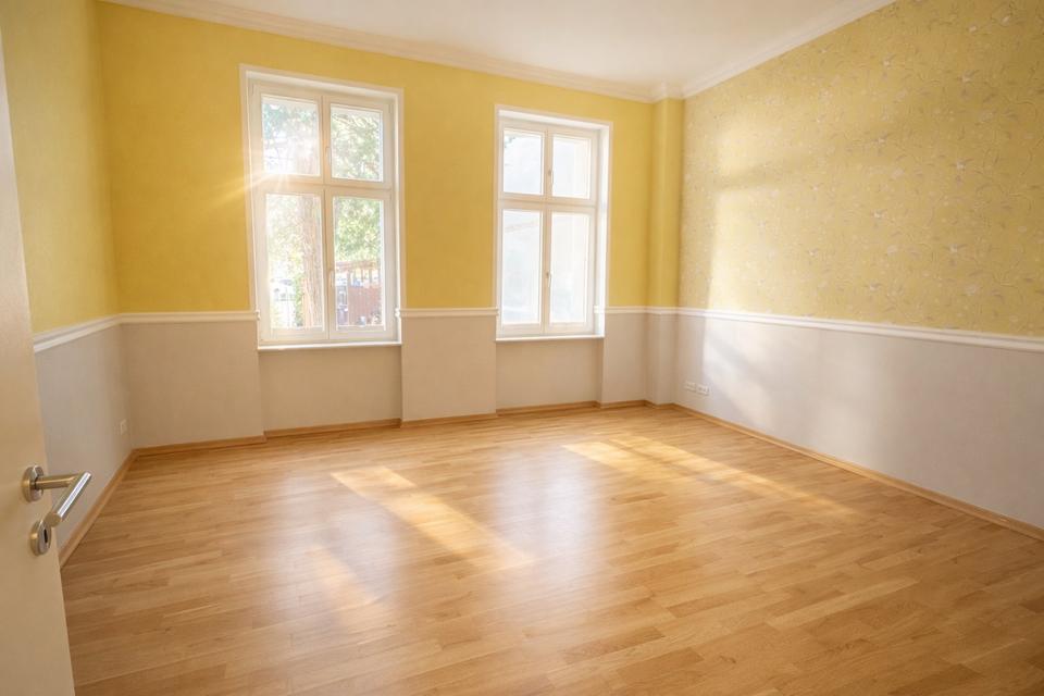 Herrschaftliche Hochparterrewohnung mit Terrasse, Kamin, Carport, in ruhiger Lage – Bild 12