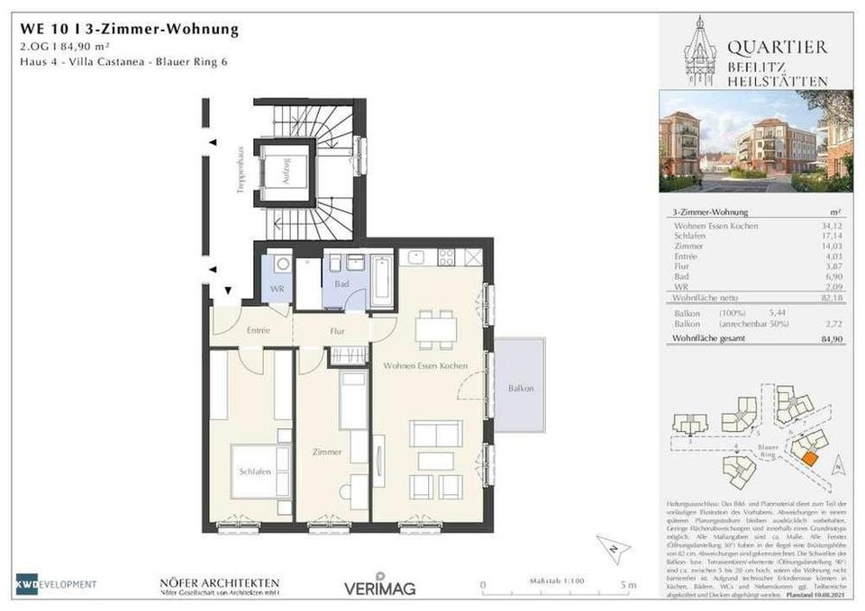 Sonnige 3-Zimmer-Wohnung im Zweitbezug – Bild 11