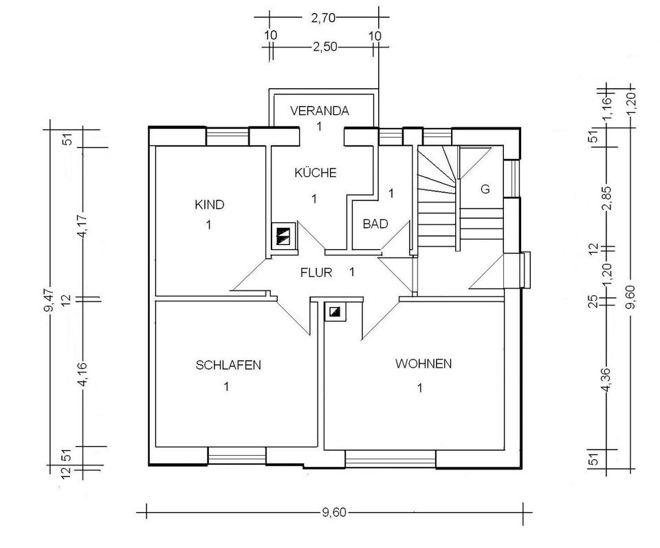 Charmante Altbauwohnung "Auf dem Kreuz" – Bild 4