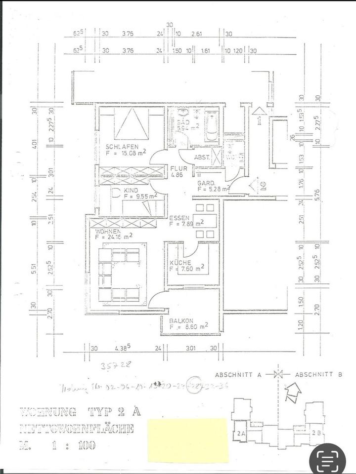 Blick & Lage!! helle - unvermietete 3,5 Zimmerwohnung ca. 88 qm mit Südbalkon – Bild 25