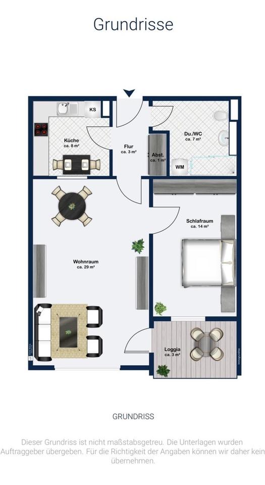 Wohnung mit Balkon, Einbauküche, Tiefgarage in Wolfsburg – Bild 9