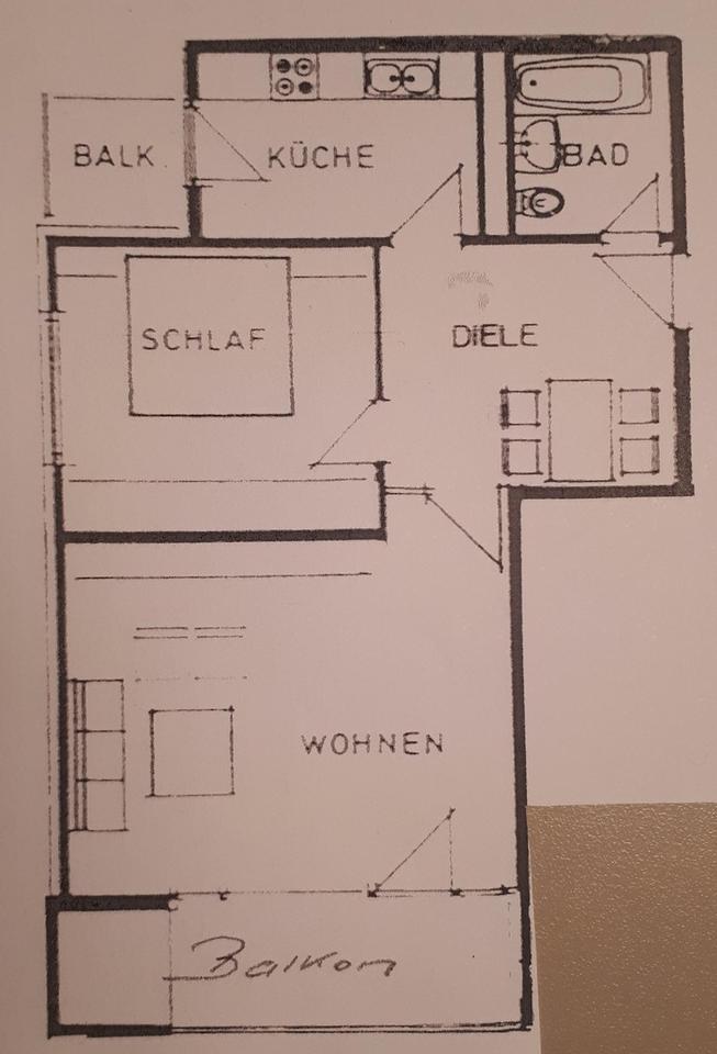 Stein - Deutenbach Super 2 Zimmerwohnung 2 Balkone – Bild 6