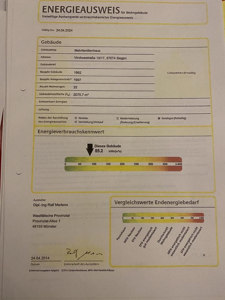 Sonnige 3ZKB beim Jung-Stilling KH, mit Aufzug, mit EBK, neues Bad gepl., elektr. Garage, renov. – Bild 31