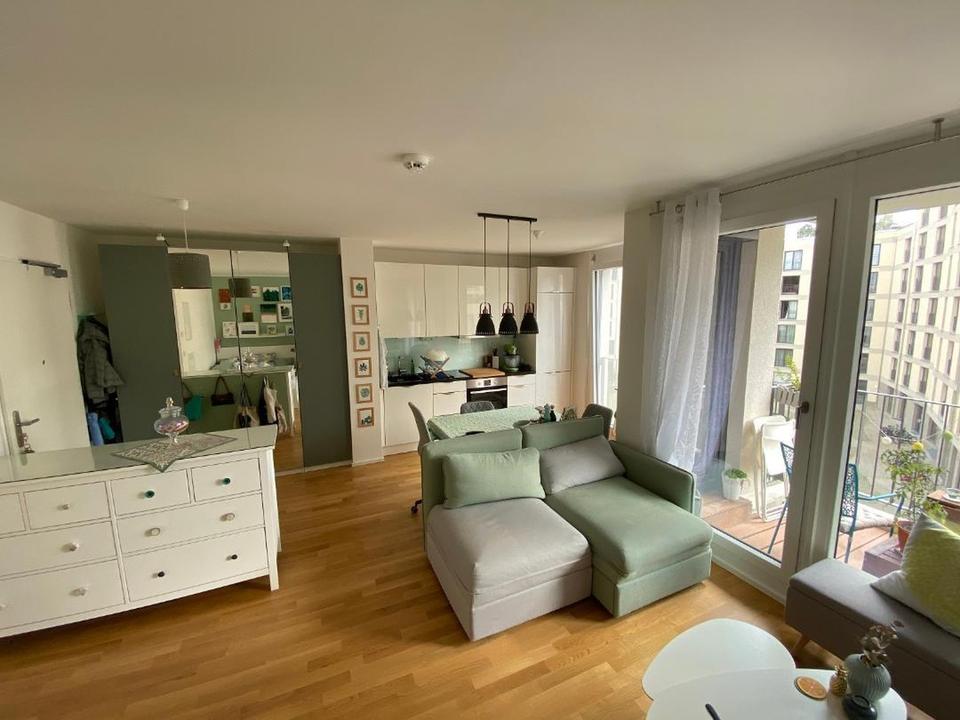 Modernes 1-Zimmer-Apartment mit Balkon München Obersendling – Bild 4