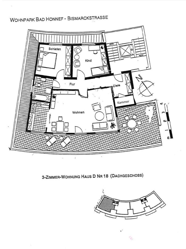 Lichtdurchflutete Wohnung mit großer Dachterrasse in zentrumsnaher Lage von Privat – Bild 25