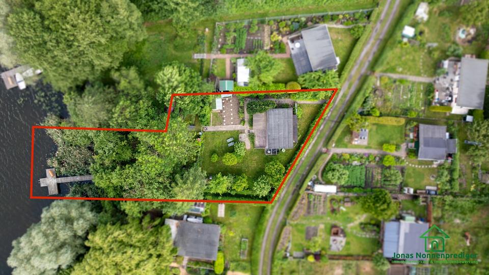 Kleingarten mit eigenem Steg am Ostorfer See - für den Käufer provisionsfrei – Bild 7