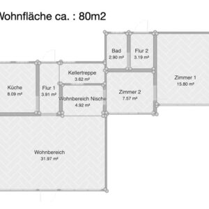 Heller Bungalow mit 2 Garagen, 2 Stellplätzen, Garten in ruhiger zentraler Lage