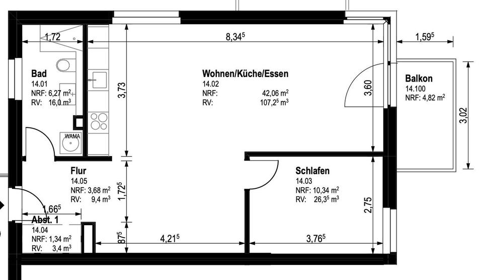 Zwei-Zimmerwohnung im Energiehaus mit fantastischem Ausblick – Bild 10
