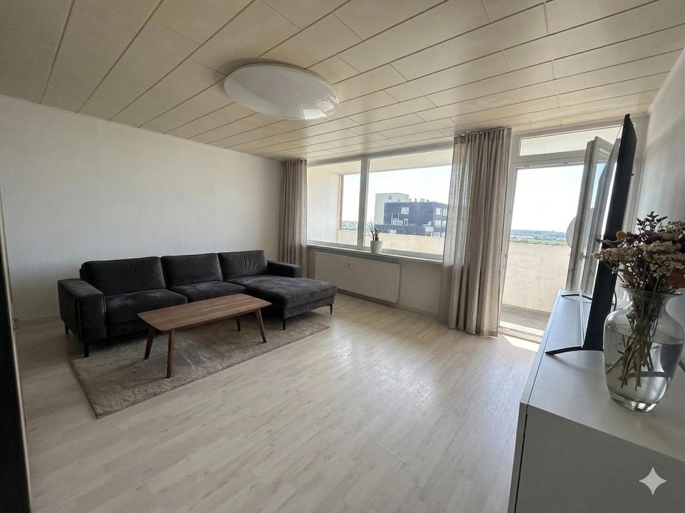 Sonnige 3-Zimmer-Wohnung mit 2 Balkonen und Fernblick plus Stellplatz in Kerpen