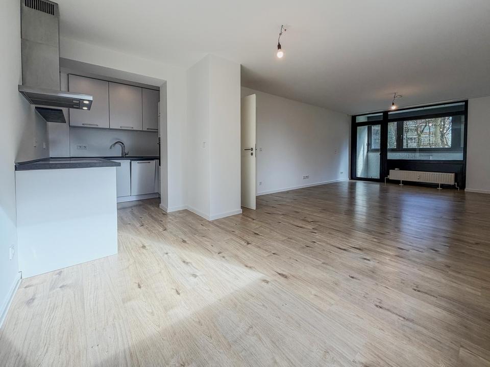 Moderne und barrierefreie 3-Zimmer-Wohnung mit Einbauküche und Balkon in Kempen