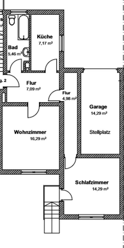 Sonnige 2-Zimmer-Erdgeschosswohnung mit Gartenzugang - 93059 Regensburg – Innstraße – Bild 8