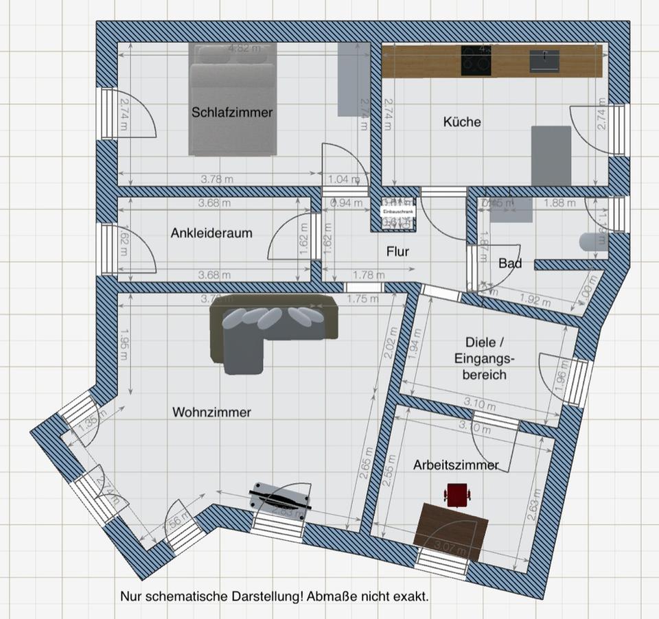 Starting a new job in or around Essen? Fully furnished period apartment in a prime central location – Bild 24