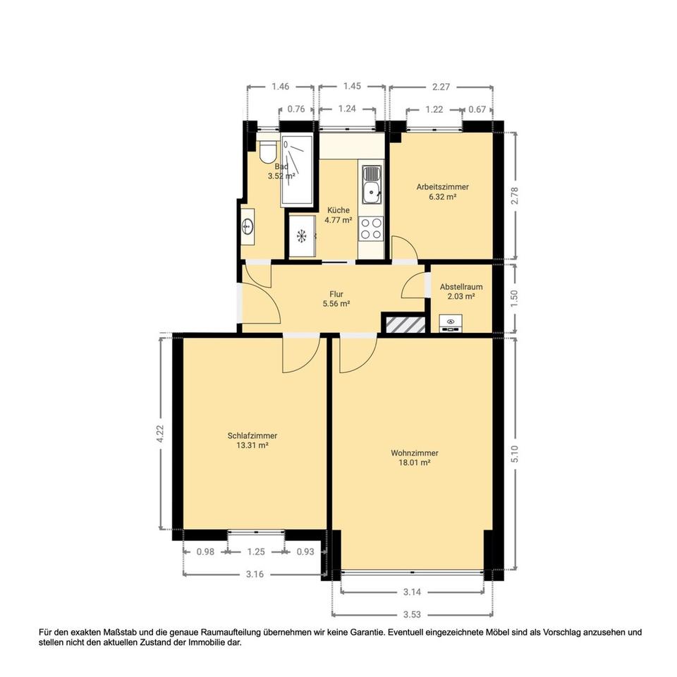 Lichtdurchflutete 3-Zimmer-Traumwohnung in Bestlage in Stuttgart-Ost – Bild 29