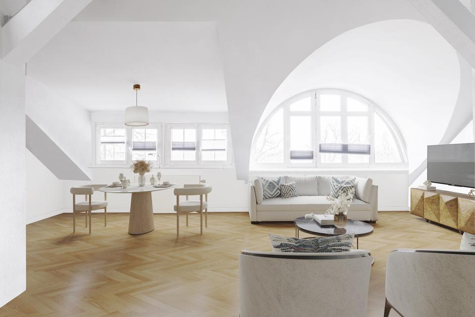 Große DG-Wohnung mit Balkon in Toplage von Hennigsdorf