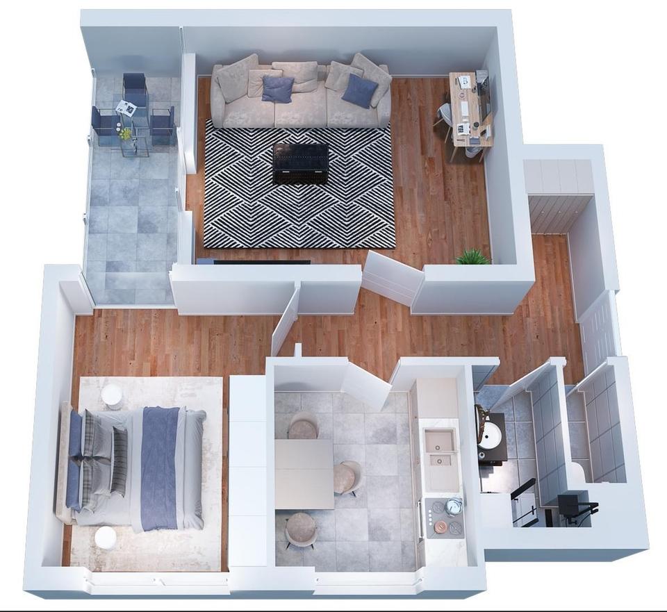 Top-Lage & Weitblick am Fennsee: Helle, bezugsfreie 2-Zimmer-Wohnung mit Panoramablick – Bild 25