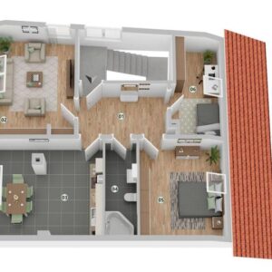 Renovierte Dachgeschosswohnung mit Moselblick, Gartenanteil & viel Nutzfläche – ab 01.05. frei