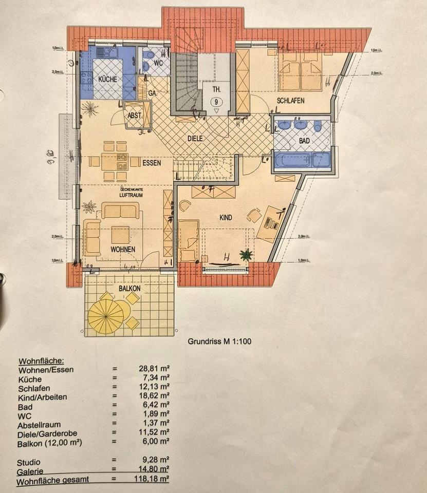 Möblierte 4,5-Zi.-Dachmaisonette mit Galerie, großem Balkon, TG & E-Ladestation – Bild 20