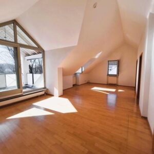 Helle Dachwohnung mit Südterrasse und Blick ins Grüne