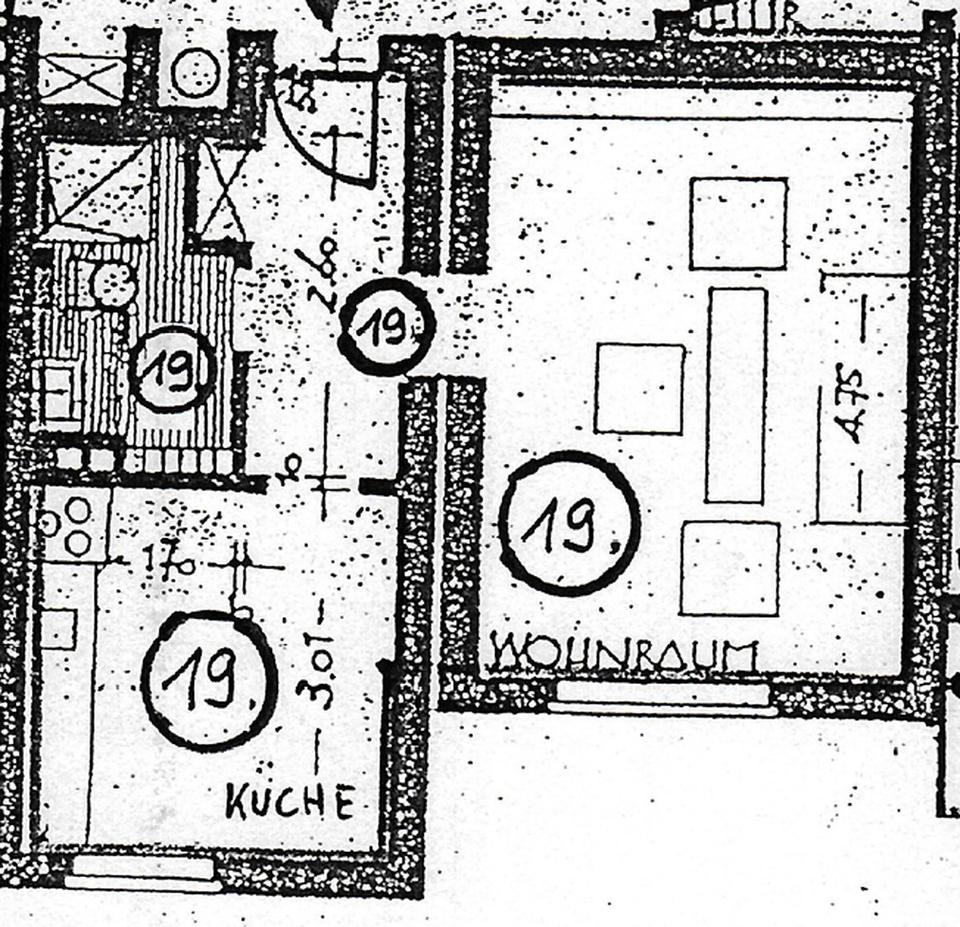 Helle und gepflegte 1-Zimmer-Wohnung mit Einbauküche – Bild 8