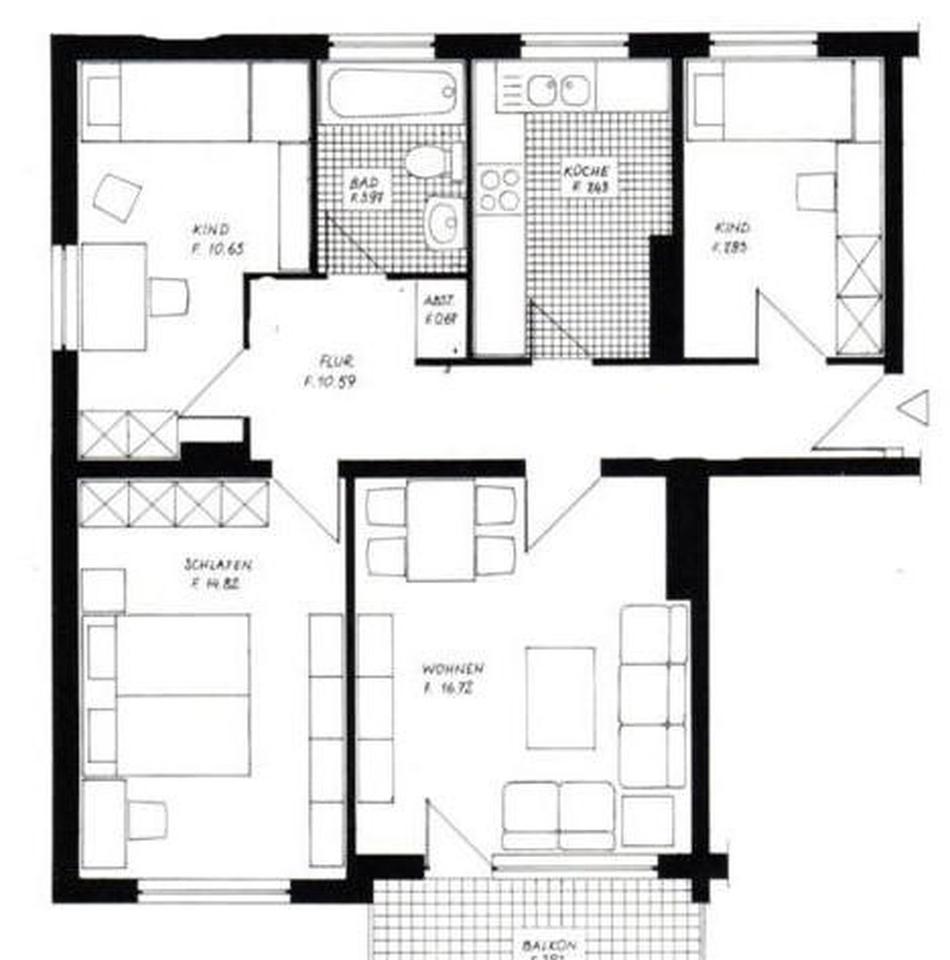 4 Zimmer Wohnung in ruhiger Lage in Lübeck – Bild 10