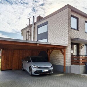Reihenendhaus mit Garten, Kamin & Doppelcarport in Apensen-Mitte