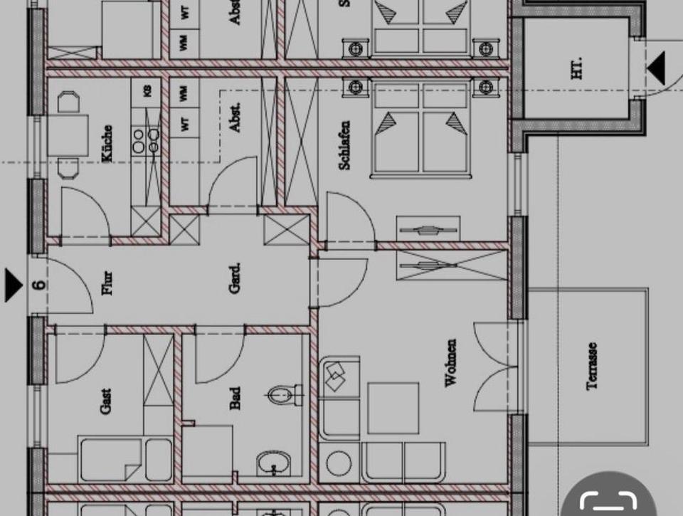 3 Zimmer Erdgeschosswohnung mit Carport in Leck, Seniorengerecht – Bild 16
