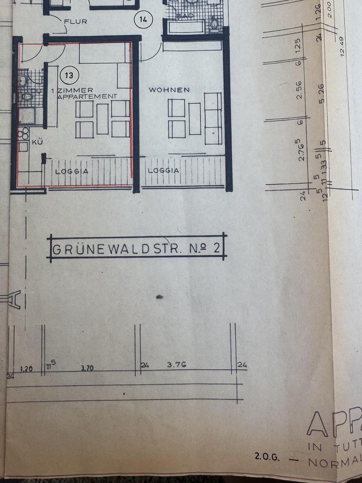 Möbliertes Pendler Apartment mit Balkon und neuer Küche – Bild 11