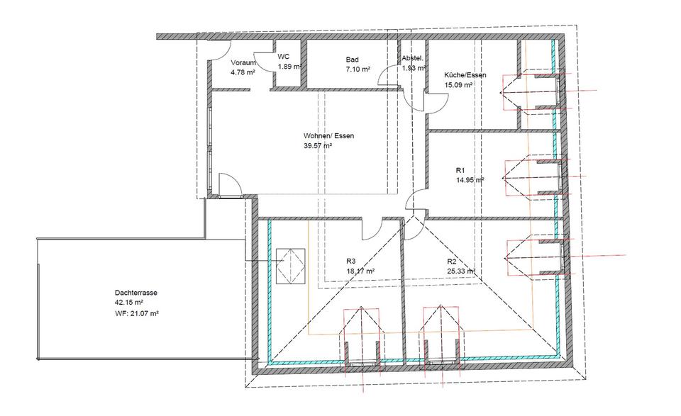 Stilvolle Loft-Dachgeschosswohnung mit großer Dachterrasse und Weitblick über Erlangen – Bild 10