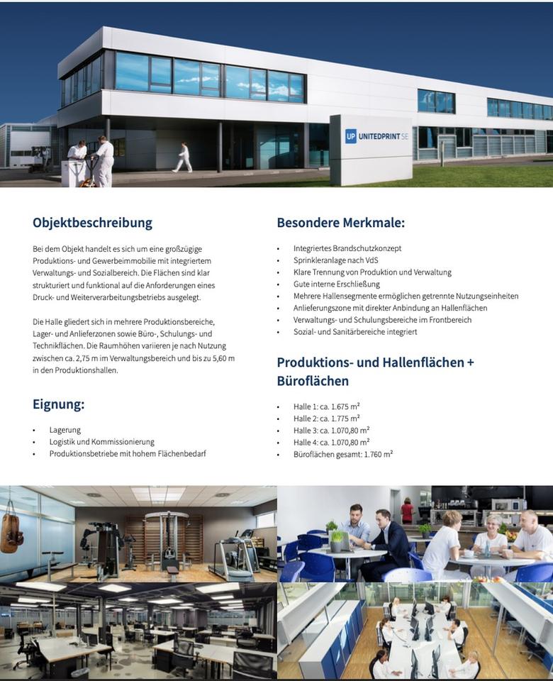 Büro und Hallenfläche zu vermieten