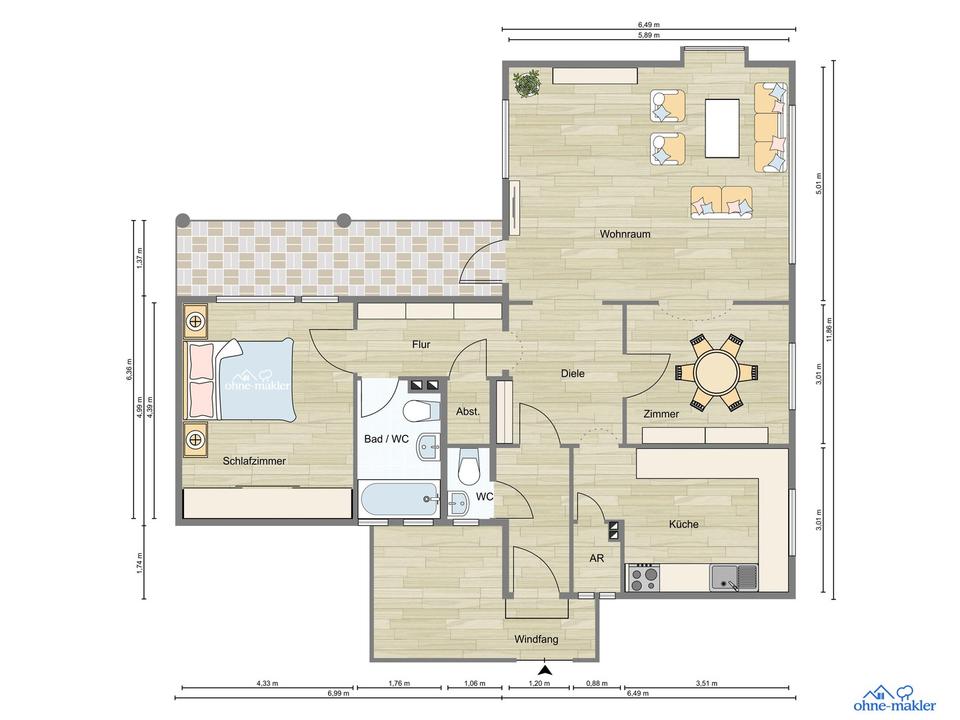 Idyllisches 1-2 Familienhaus mit großem Garten, Halle & Potenzial in Usingen Kransberg – Bild 27