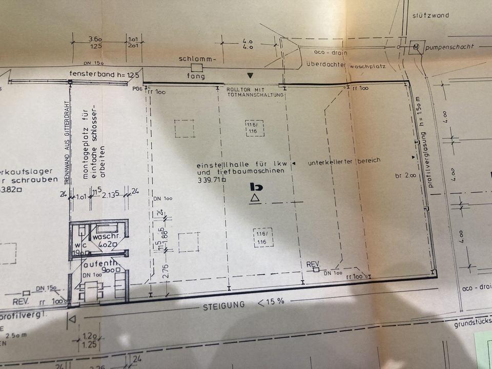 Gepflegte Produktionshalle Gewerbehalle Alsdorf Gewerbegebiet Schaufenberg – Bild 30